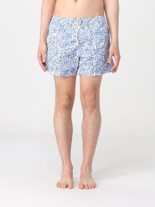 Swimsuit Men color Gnawed Blue