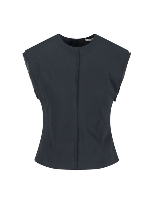 Viscose-Blend Lined Stretch Top