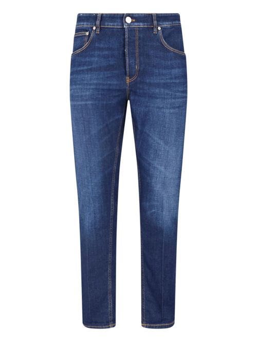 Men's Slim-Fit Enamel-Blend Jeans