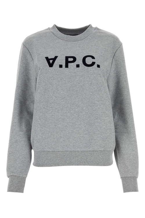 Melange Grey Cotton Sweatshirt