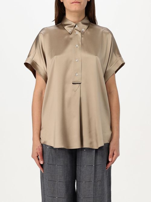 Shirt BRUNELLO CUCINELLI Woman color Kaki