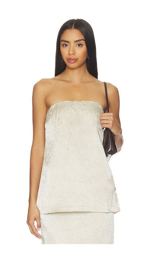 EAVES Kory Top in Metallic Neutral. XS. Also in XXS, S, M