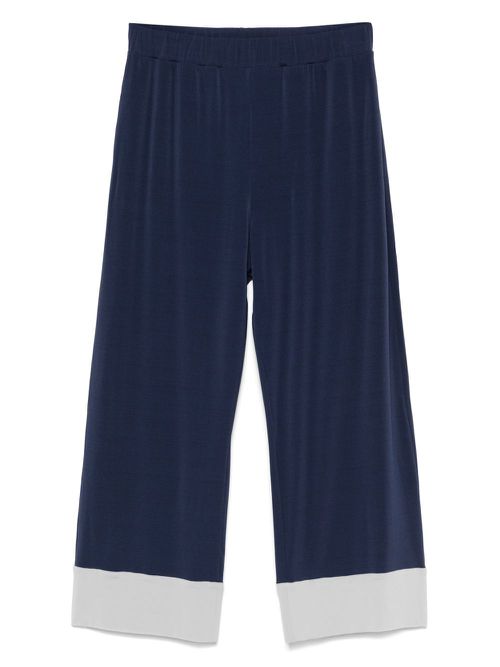 Le Tricot Perugia two-tone trousers - Blue