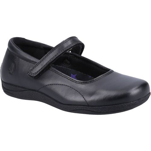 Hush Puppies Aria Leather Junior Black Shoe