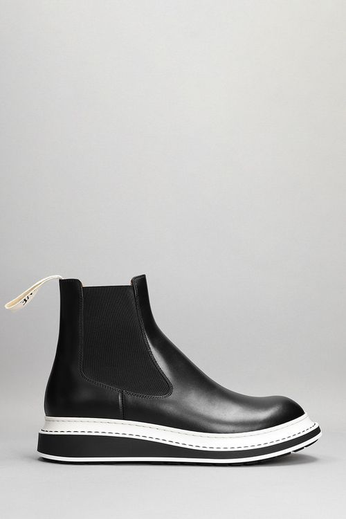 Chelsea Boot Ankle Boots In Black Leather