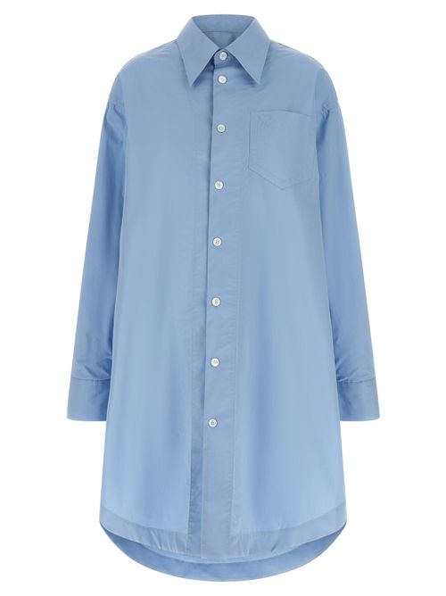 Cotton Poplin Shirt — Blue