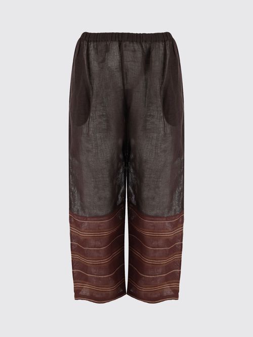 Wrap-Skirt Woman color Brown