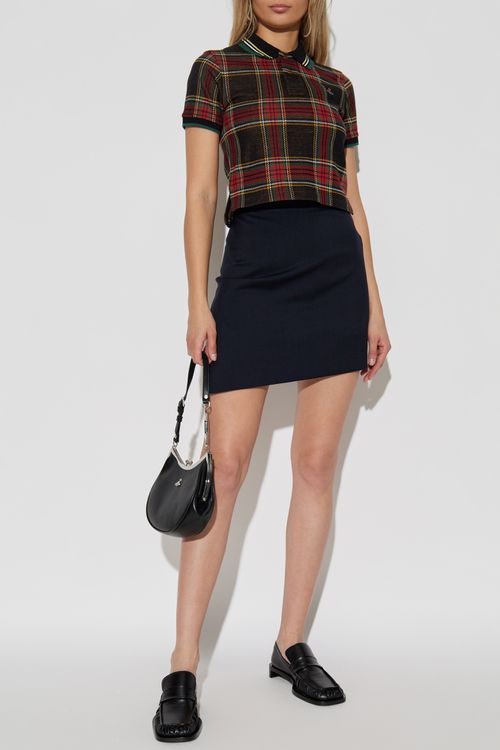 Wool Skirt, Women's, Navy Blue