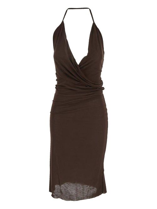 Rick Owens Hollywood slip dress - Brown