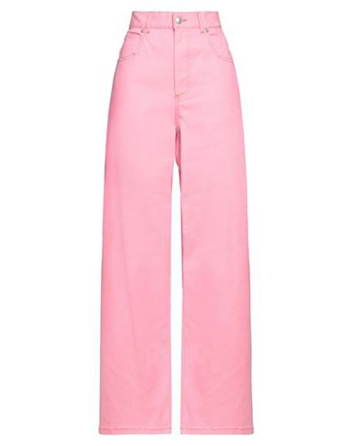Marni Woman Jeans Pink Size 4 Cotton, Elastane, Cow leather