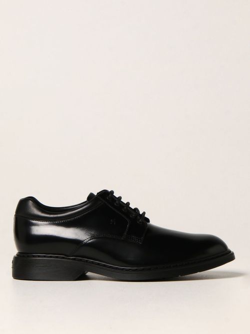 H576 derby in brushed leather