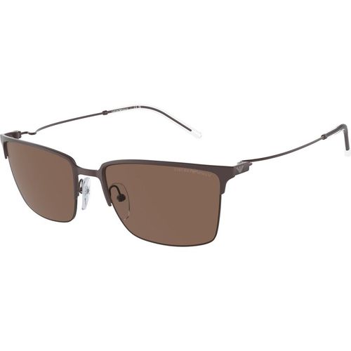 Emporio Armani Man Emporio Armani EA2155 338073 Sunglasses Metal Brown Brown Squared Norma