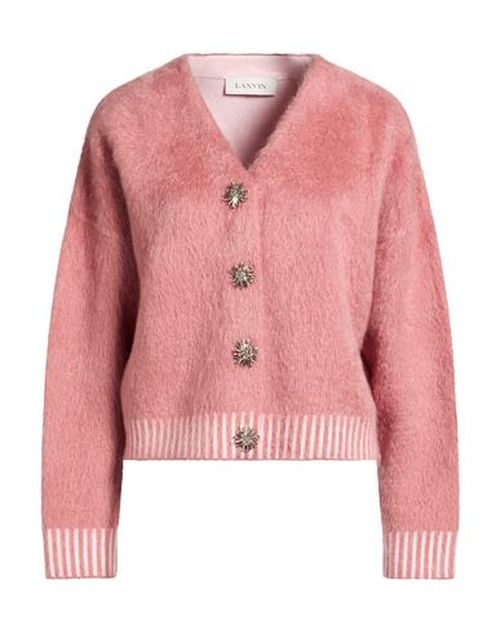 Woman Cardigan Antique rose Size M Virgin Wool, Mohair wool, Polyamide, Polyurethane