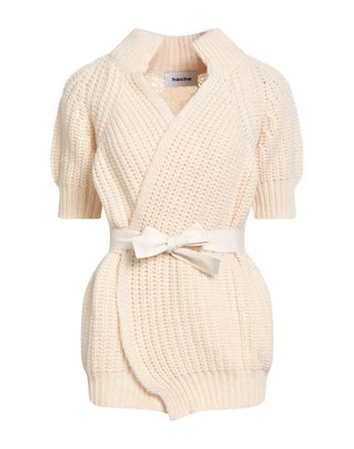 Woman Cardigan Ivory Size 4 Wool, Cashmere