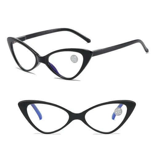 Fashion Classic Retro Cat Eye Type Reading Glasses for Women Anti Blue Light Presbyopic Eyeglasse