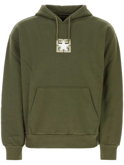 Pouch-pocket hoodie - GREEN