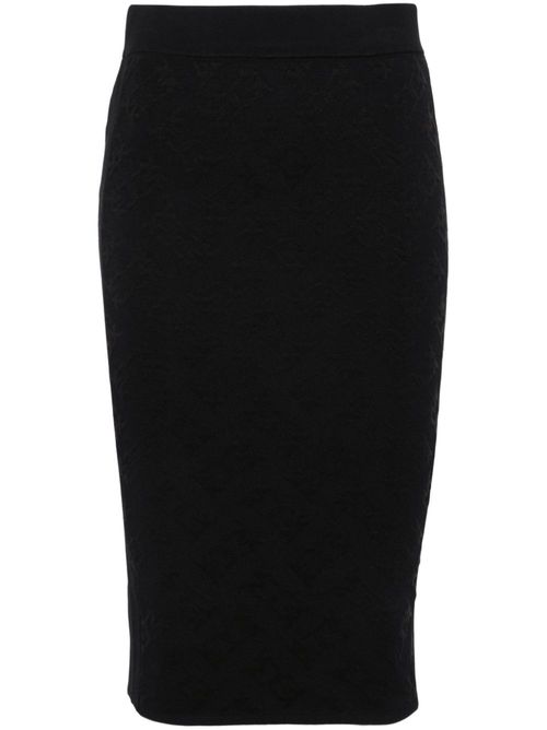 Decantazione midi skirt - Black