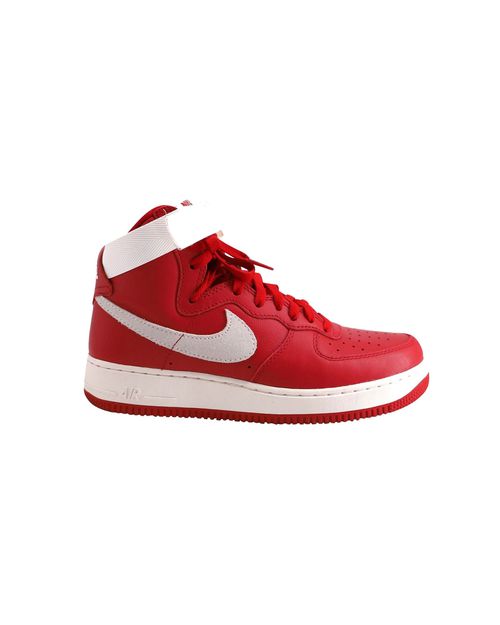 Air Force 1 High 'Nai Ke' Sneaker in Gym Red and White Summit Leather