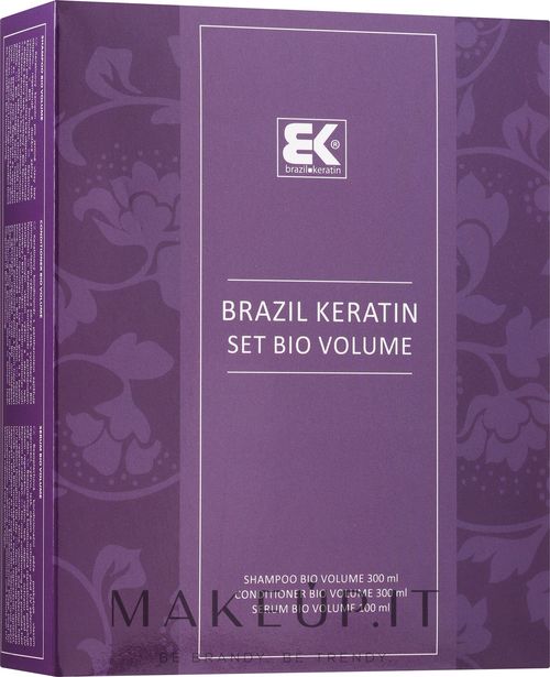 Set Brazil Keratin Bio Volume shm/300ml + cond/300ml + serum/100