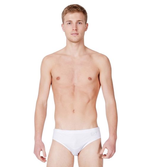 White Solid Briefs