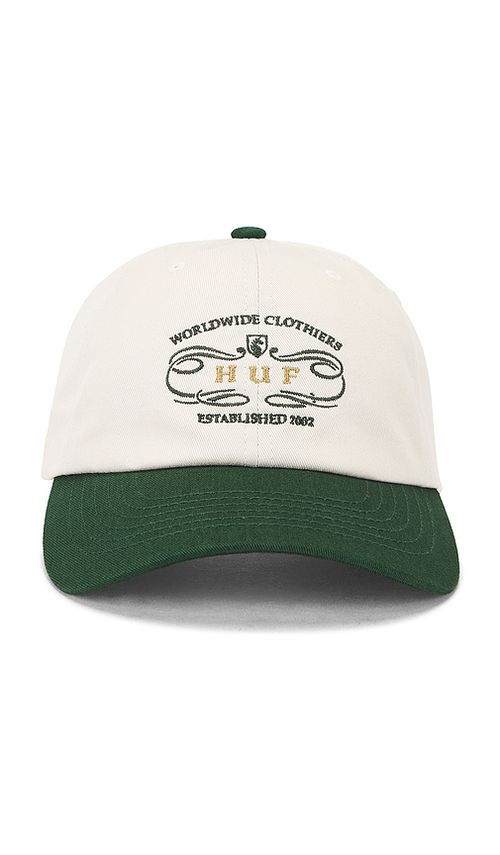 HUF Worldwide Clothiers 6-panel Hat in Green