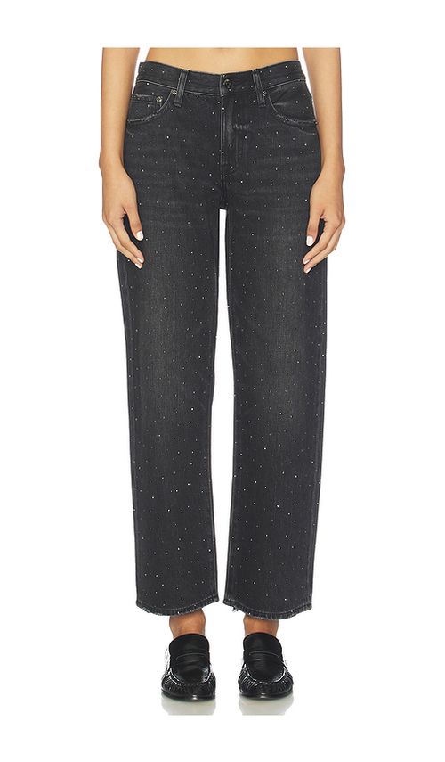 PISTOLA Lexi Midrise Bowed Straight Jeans in Black. 25. Also