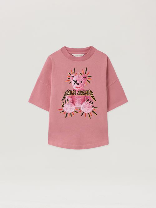 Pa Punk Bear Over Tshirt S/s Kids  Antique Rose