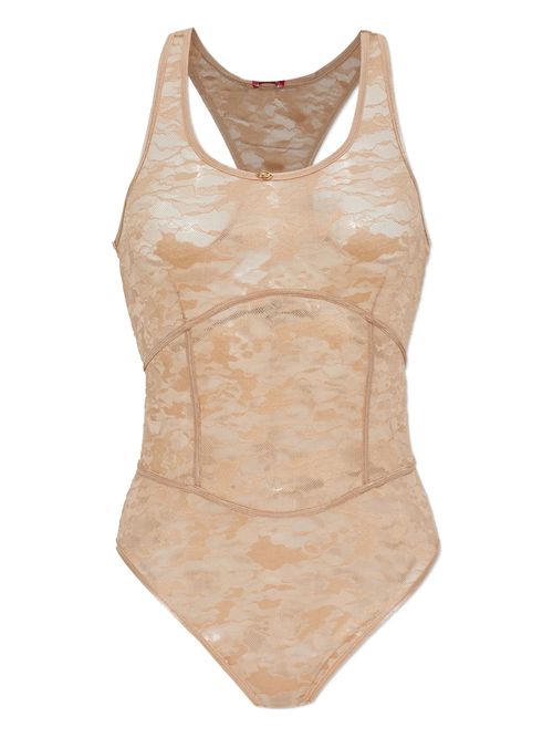 Women's Crew Neck Oval D-Logo Bodysuit