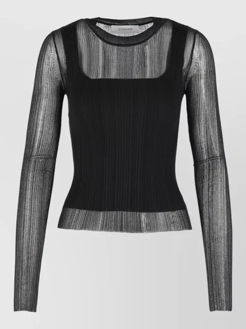 Sportmax - buono trompe loeil crew neck sweater