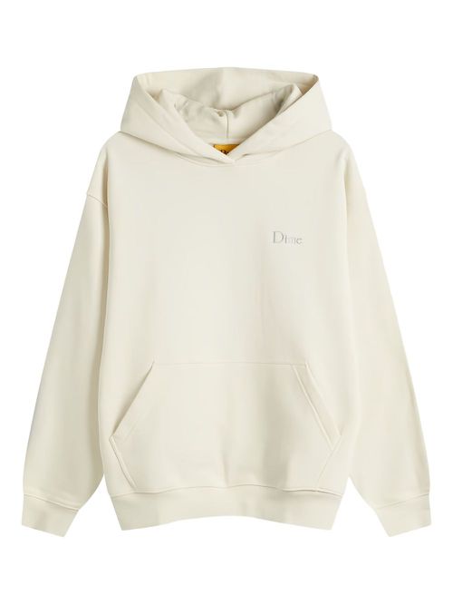 Logo-embroidered hoodie - Neutrals