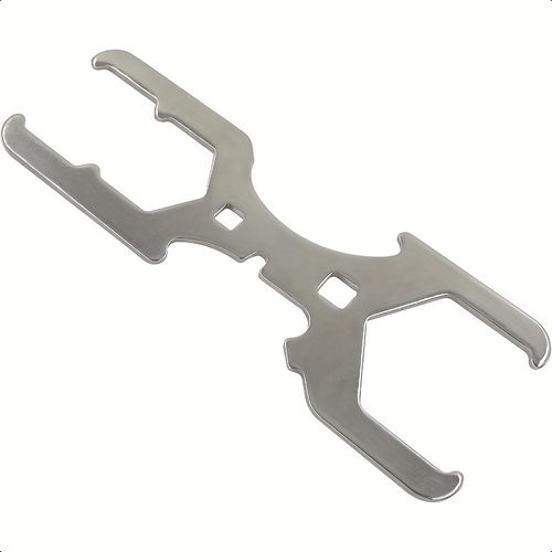 TEMU Hautmec 3-way Plumber Faucet Filter Wrench - Durable Plastic, 1-3 Inch Nut Adapter, Ergonomic Handle, Multi-functional Pipe Tool For Drain