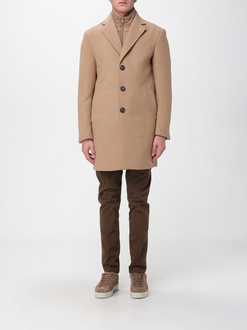 Coat Men color Camel