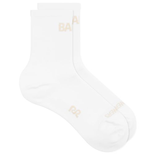 Men's Grid Literun OG Socks in White/Cocoa