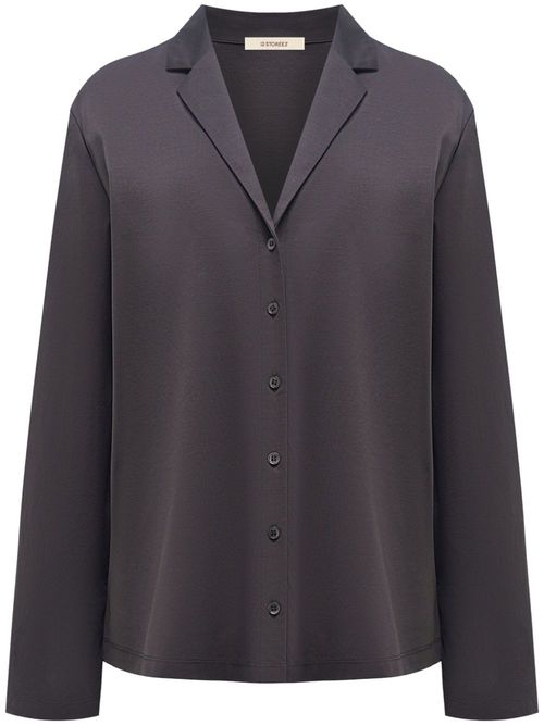 Mercurised Suprima-cotton shirt - Grey