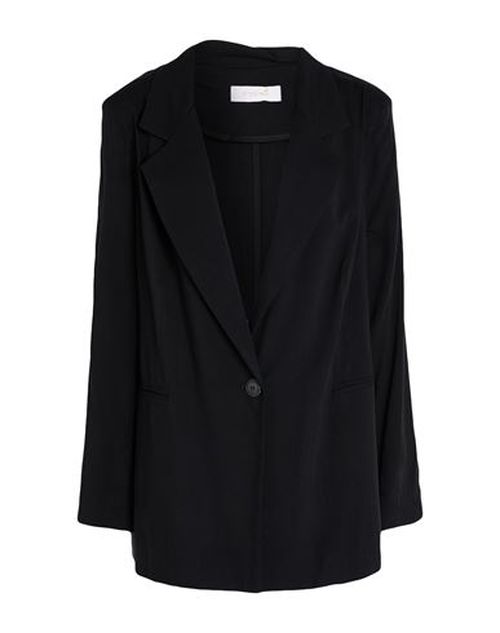Previú Woman Blazer Black Size 12 Viscose