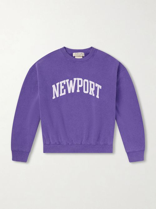 Newport Printed Cotton-Jersey Sweatshirt