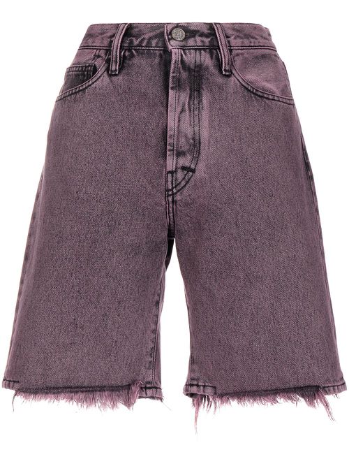 Cut-off denim shorts - Pink