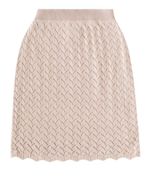 Loro Piana Kids Cotton and cashmere skirt