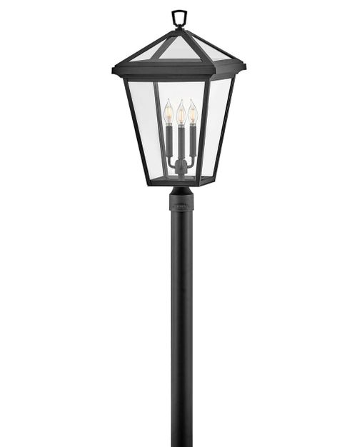 Museum Black LED Post Top or Pier Mount from the Alford Place Collection