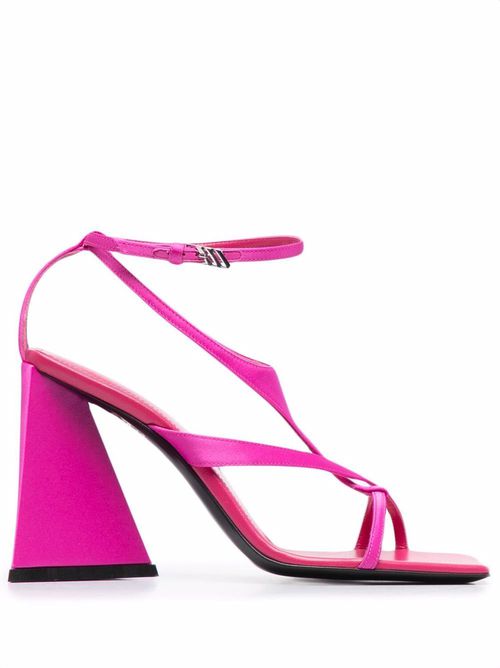 100mm strappy sandals - Pink