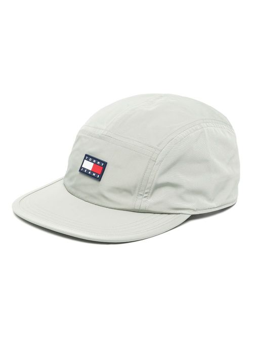 Logo-patch baseball cap - Green