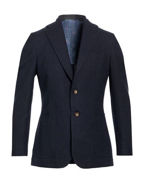 Man Blazer Midnight blue Size 38 Wool