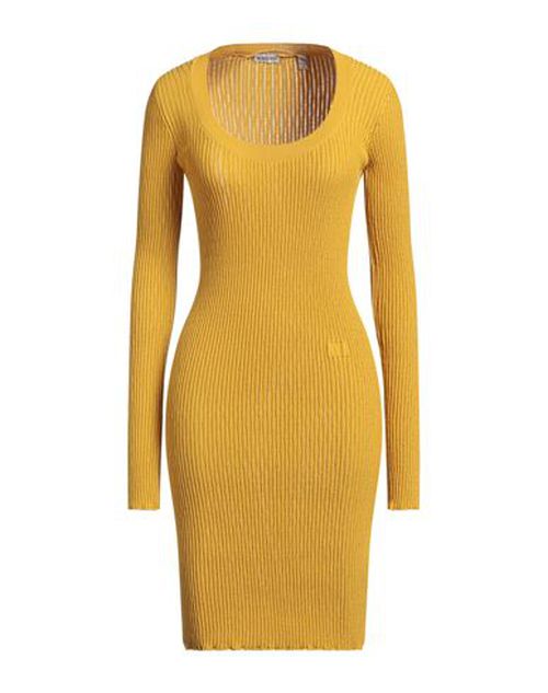 Woman Midi dress Marigold Size L Wool, Polyamide, Elastane