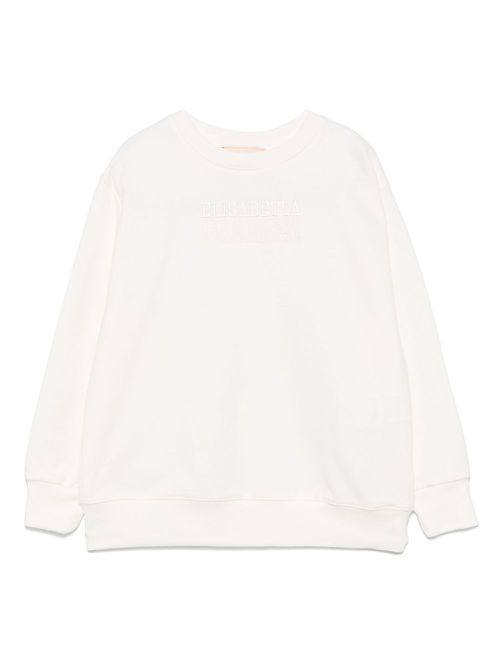 Logo-embroidered sweatshirt - White