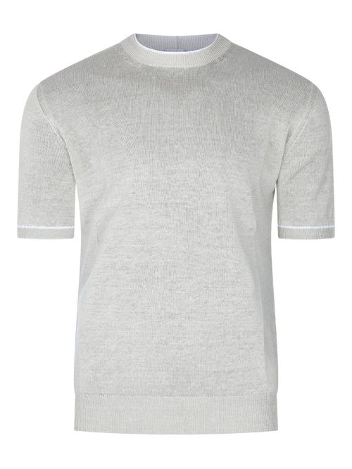 Eleventy knitted T-shirt - Grey