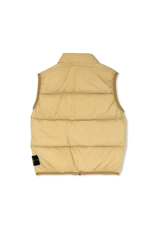 Down Vest, Unisex, Beige