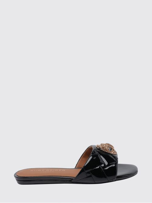 Heeled Sandal Woman color Black