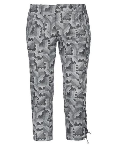 Diesel Black Gold Woman Pants Grey Size 2 Cotton