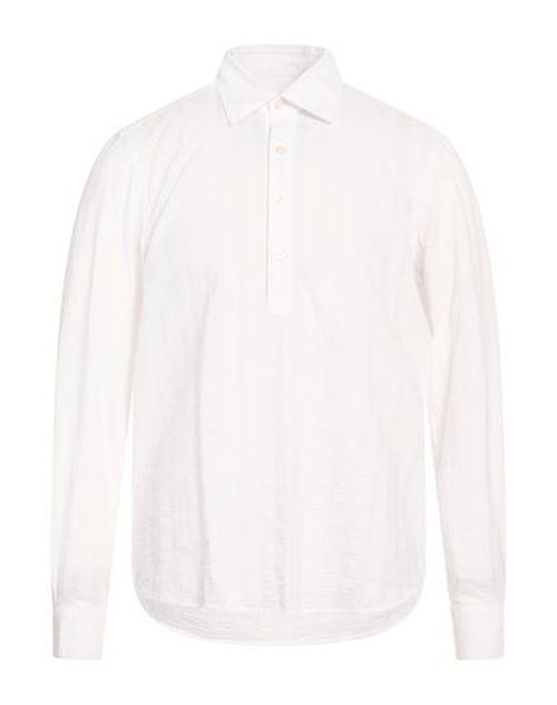 Man Shirt White Size 15 Polyamide, Elastane