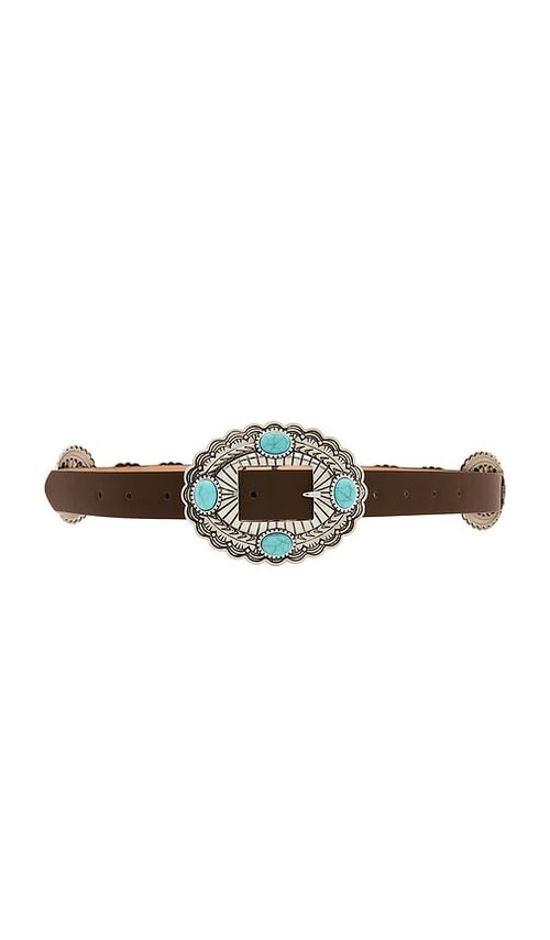 Lovers and Friends Gypsy Buckle Belt in Brown